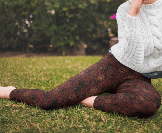 Leggings - "Western Paisley"