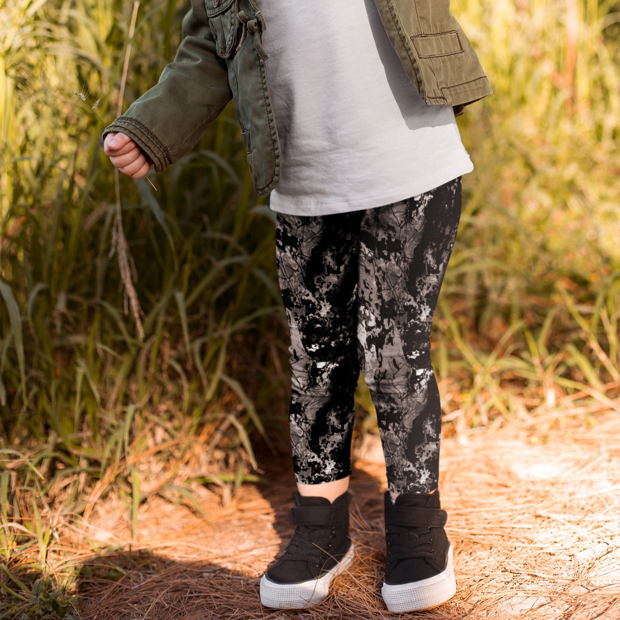 White Buffalo Turquoise Youth Leggings