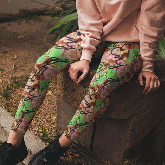 Capri Leggings - "Enjoy All the Donuts"
