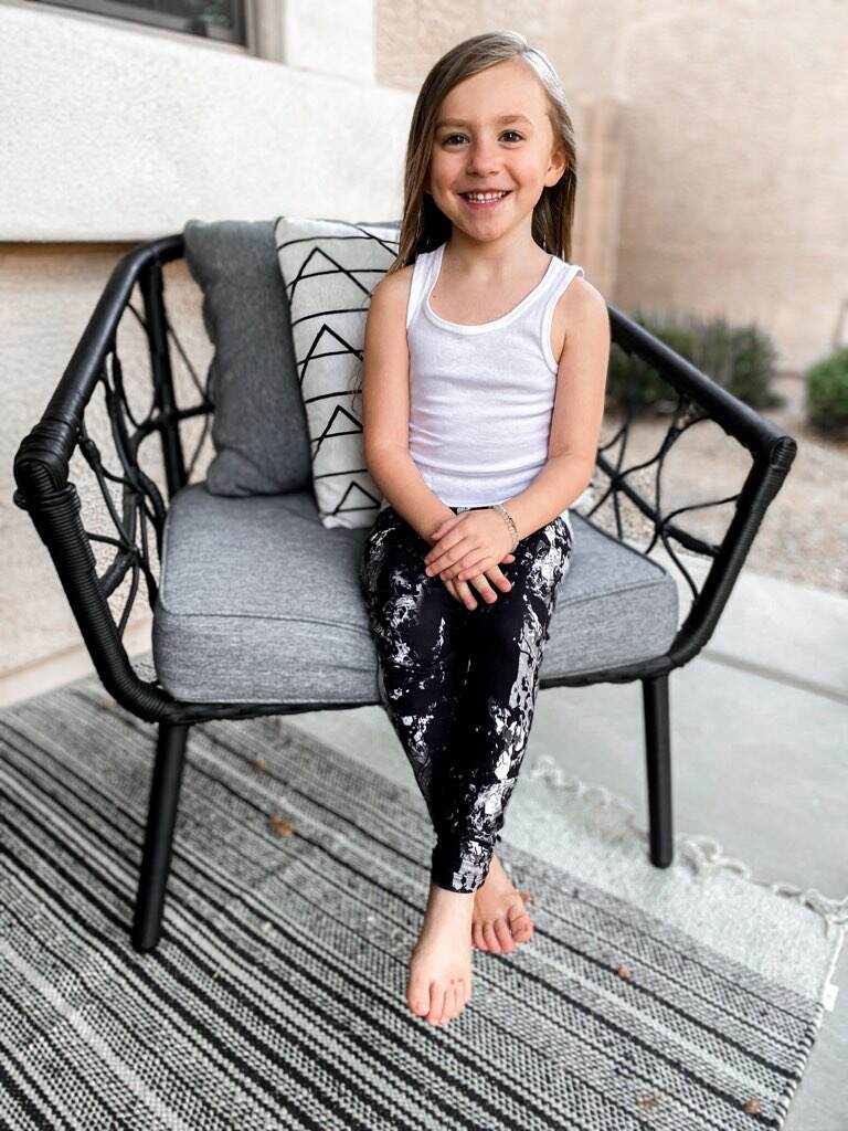 White Buffalo Turquoise Youth Leggings